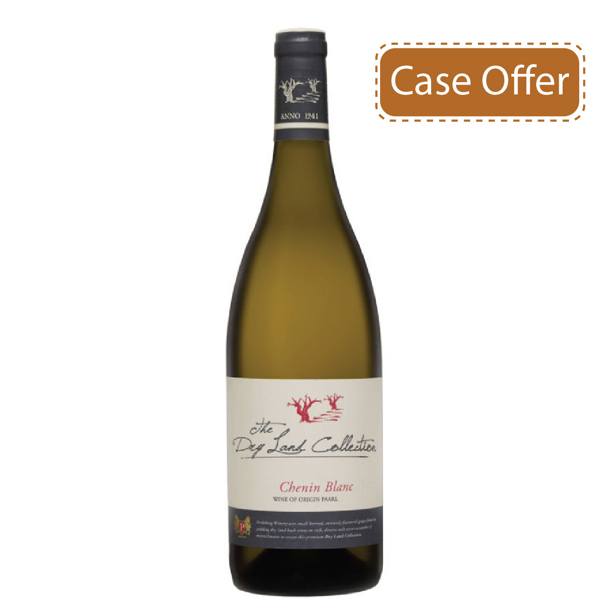 White Wine - Perdeberg Unoaked Chenin Blanc 2017 Case Offer - South Africa*