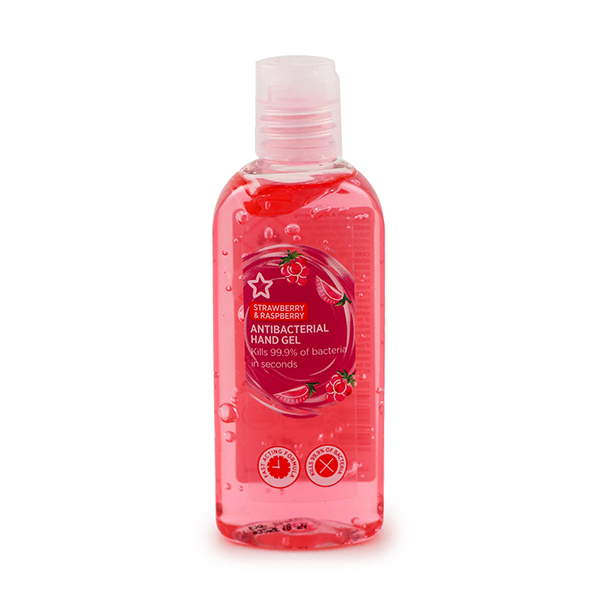 UK Antibacterial Hand Gel Strawberry & Raspberry 100ml*