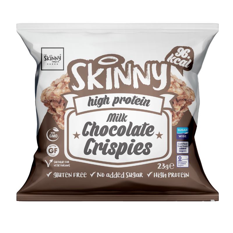 UK The Skinny Food High Protein Milk Chocolate Crispies, 23g