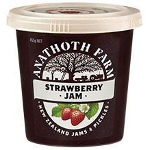 NZ Anathoth Farm Strawberry Jam 455g*