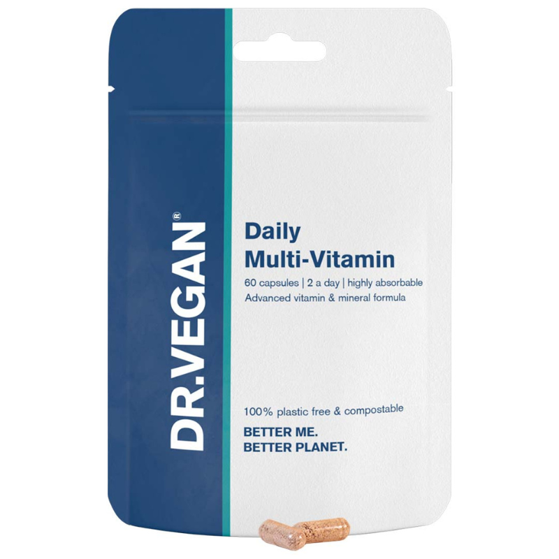 UK DR.VEGAN® Daily Multi-Vitamin, 60 caps