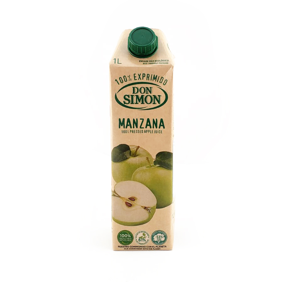Don Simon 100% Squeezed Apple Juice 1L - Spain*