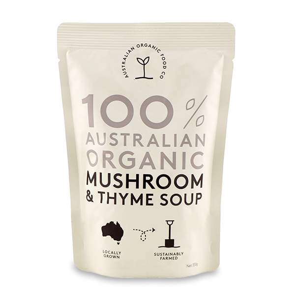 AOFC Organic Mushroom & Thyme Soup 330g - Aus*
