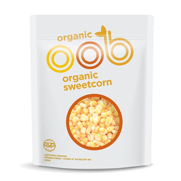 Frozen OOB Organic Sweetcorn 400g - Turkey*