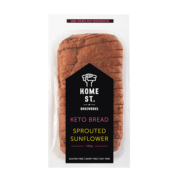 紐西蘭Home St.生酮發芽向日葵原始(Paleo)麵包430克*