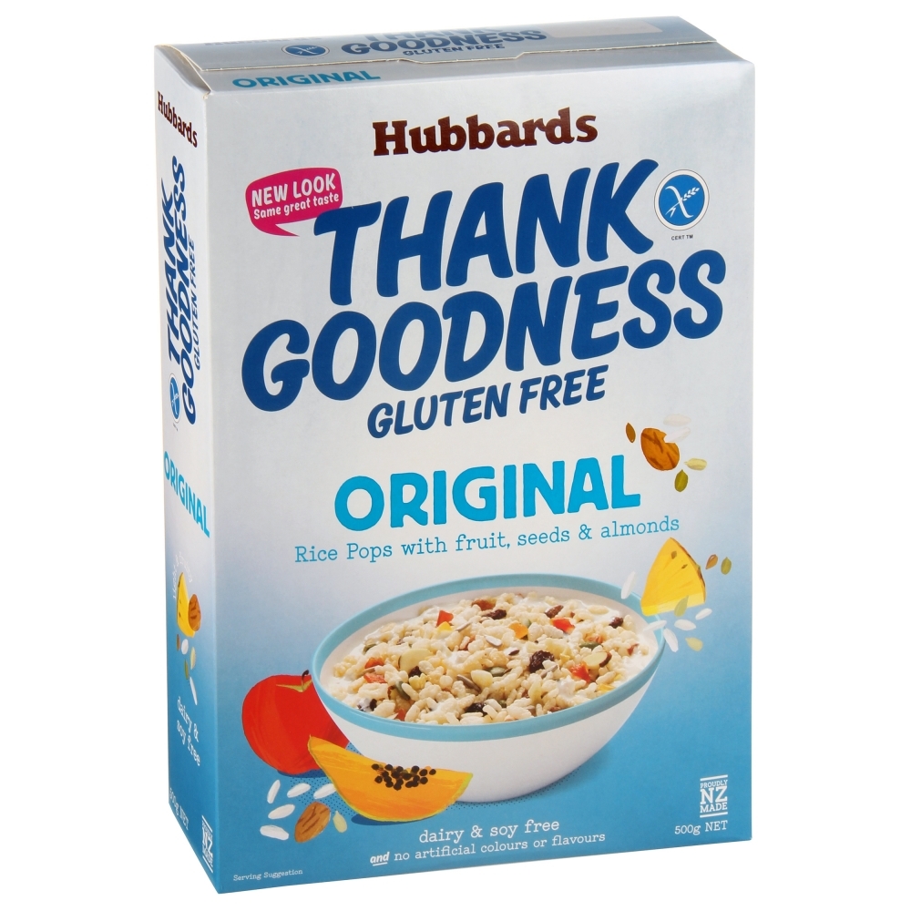 NZ Hubbards Gluten Free Original 500g*