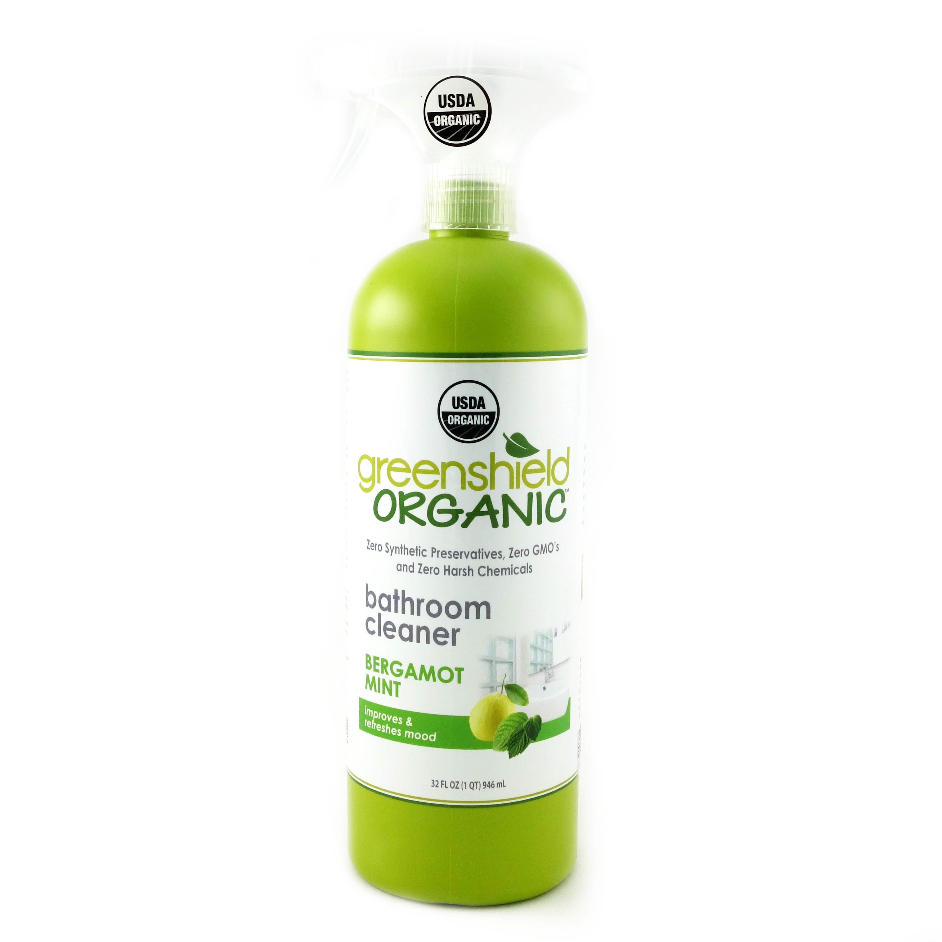 Greenshield Organic Bathroom Cleaner (Bergamot Mint) 946ml - US*