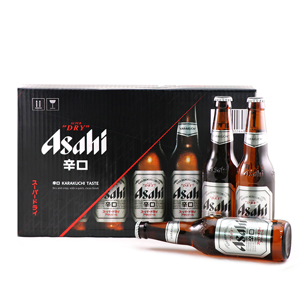日本Asahi Super Dry Beer 330毫升x24-原箱*