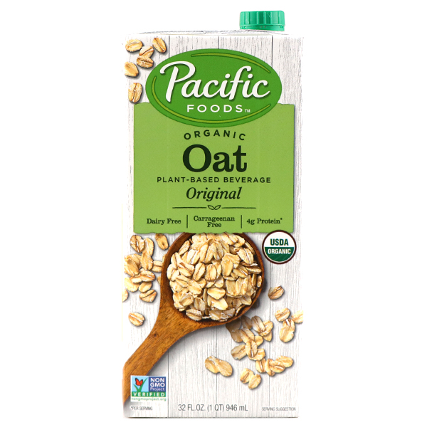 Pacific Organic Oat Beverage Original 946ml - US*
