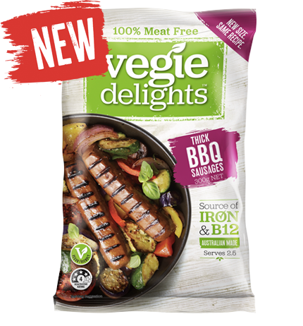Vegie Delights (Meat Free) BBQ Thick Sausages 300g - AUS*