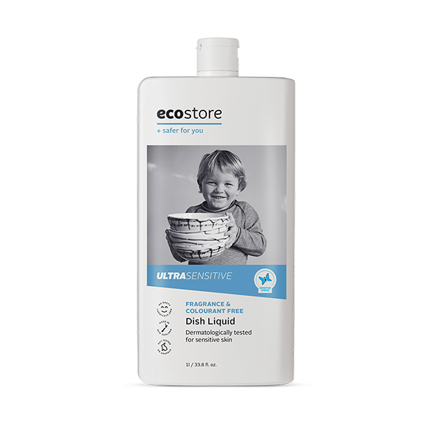 ES Dishwash Liquid Fragrance Free Ultra Sensitive 1L - NZ*