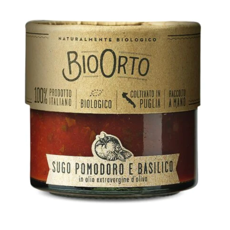 Italy Bio Orto Organic Tomato Sauce with Basil 185g*