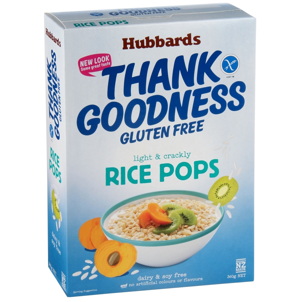 NZ Hubbards Gluten Free Rice Pops 360g*
