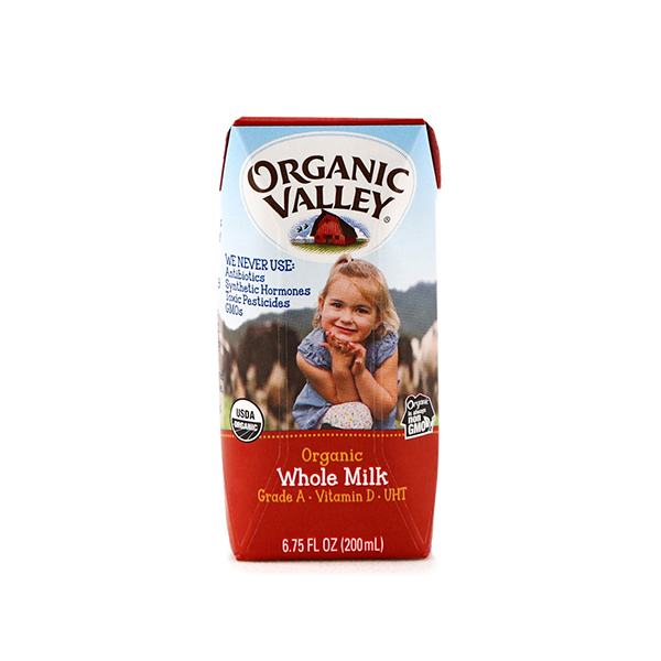 Organic Valley Whole Milk 200ml - US*
