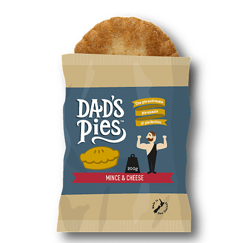 Frozen NZ Dad's Pie - Mince and Cheese 260g*