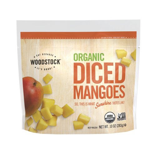 Frozen US Woodstock Organic Mangoes*