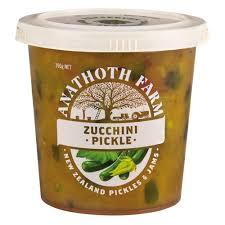紐西蘭Anathoth Farm醃翠玉瓜(Zucchini Pickle)390克*