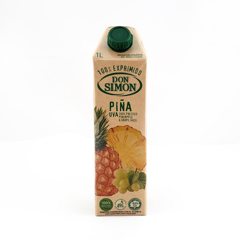 西班牙Don Simon 100% 菠蘿提子汁 1公升*