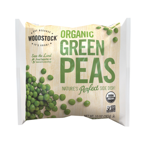 Frozen US Woodstock Organic Peas*