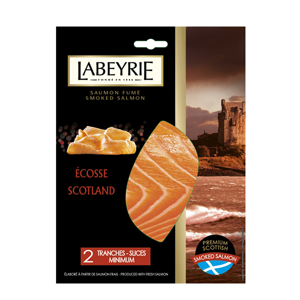 Frozen Labeyrie Scottish Smoked Salmon (2 slices) 75g*