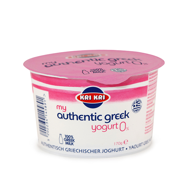 Kri Kri Greek Superspoon 0% Plain Yogurt 170g*