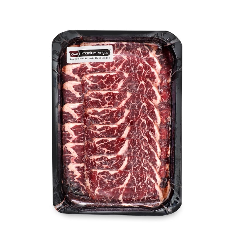 急凍美國Iowa Premium黑毛安格斯粟飼安格斯(CAB)牛橫隔肌(火鍋用) 200克*