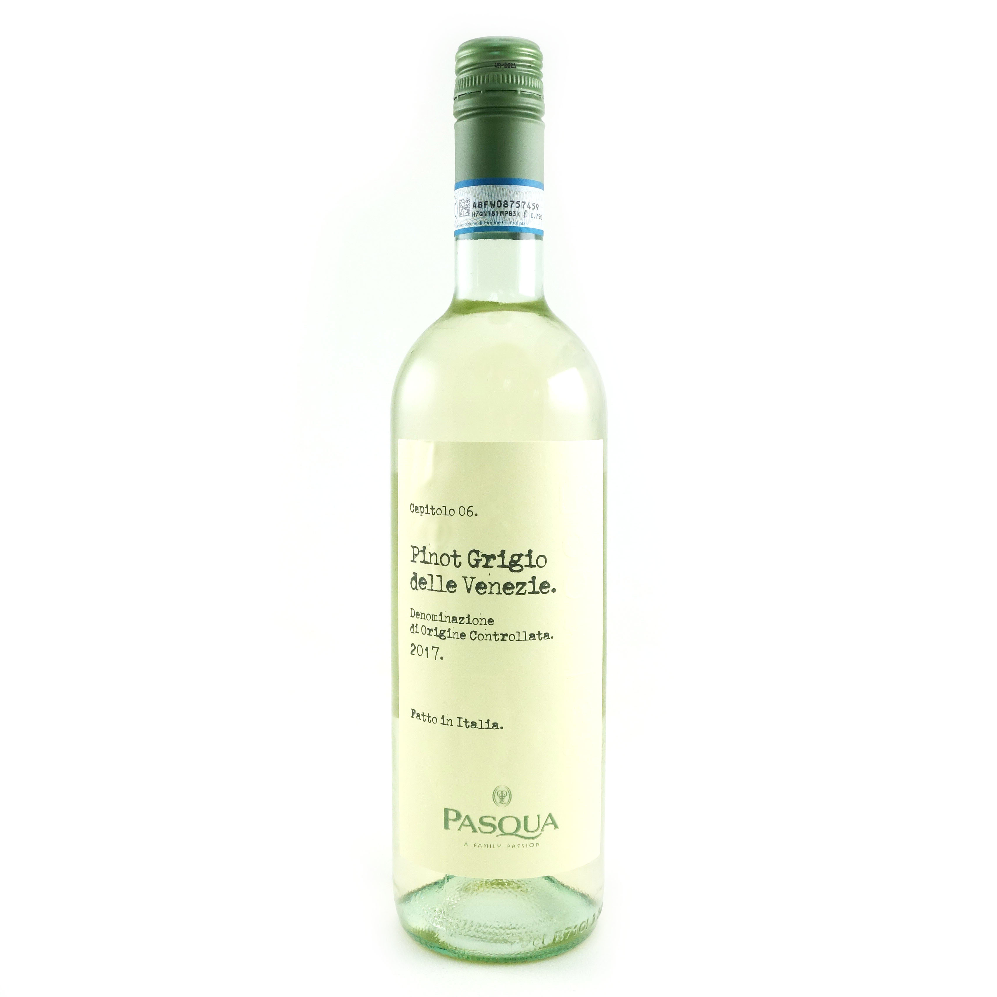White Wine - Pasqua Pinot Grigio 2017 75cl - Italy*