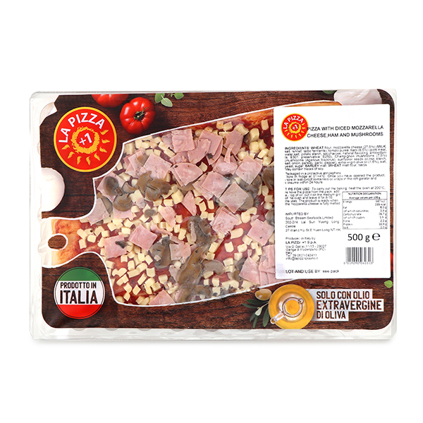 La Pizza Prosciutto e Funghi Pizza (Tomato, Mozzarella, Ham, Mushrooms, EVO) - 500g - Italy*
