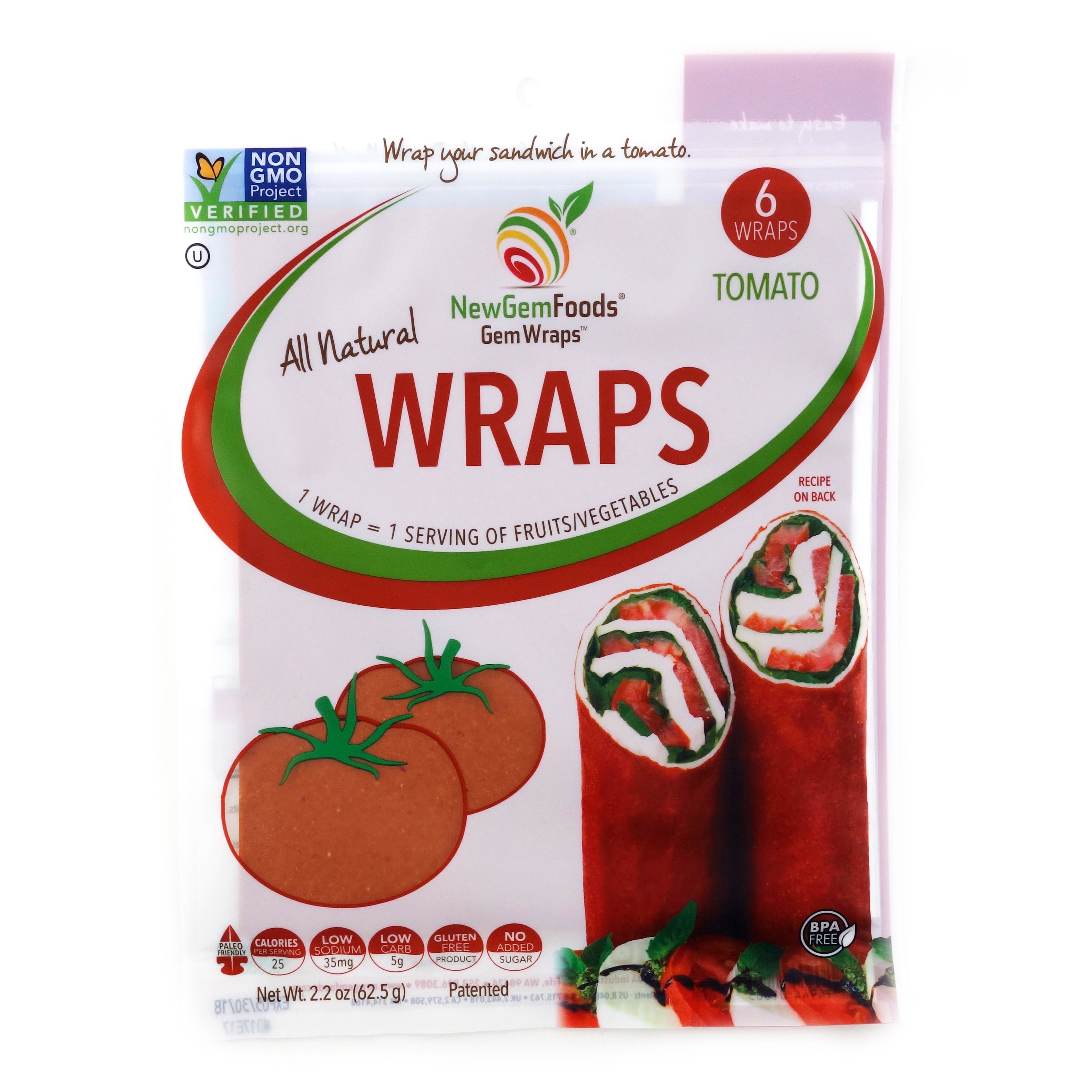 Tomato GemWraps 6 pack 72g*