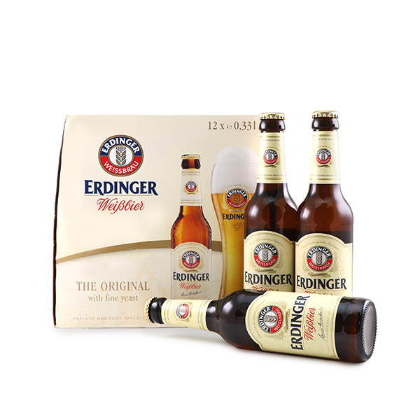 德國Erdinger Weissbier White Beer 330毫升x12-原箱優惠*