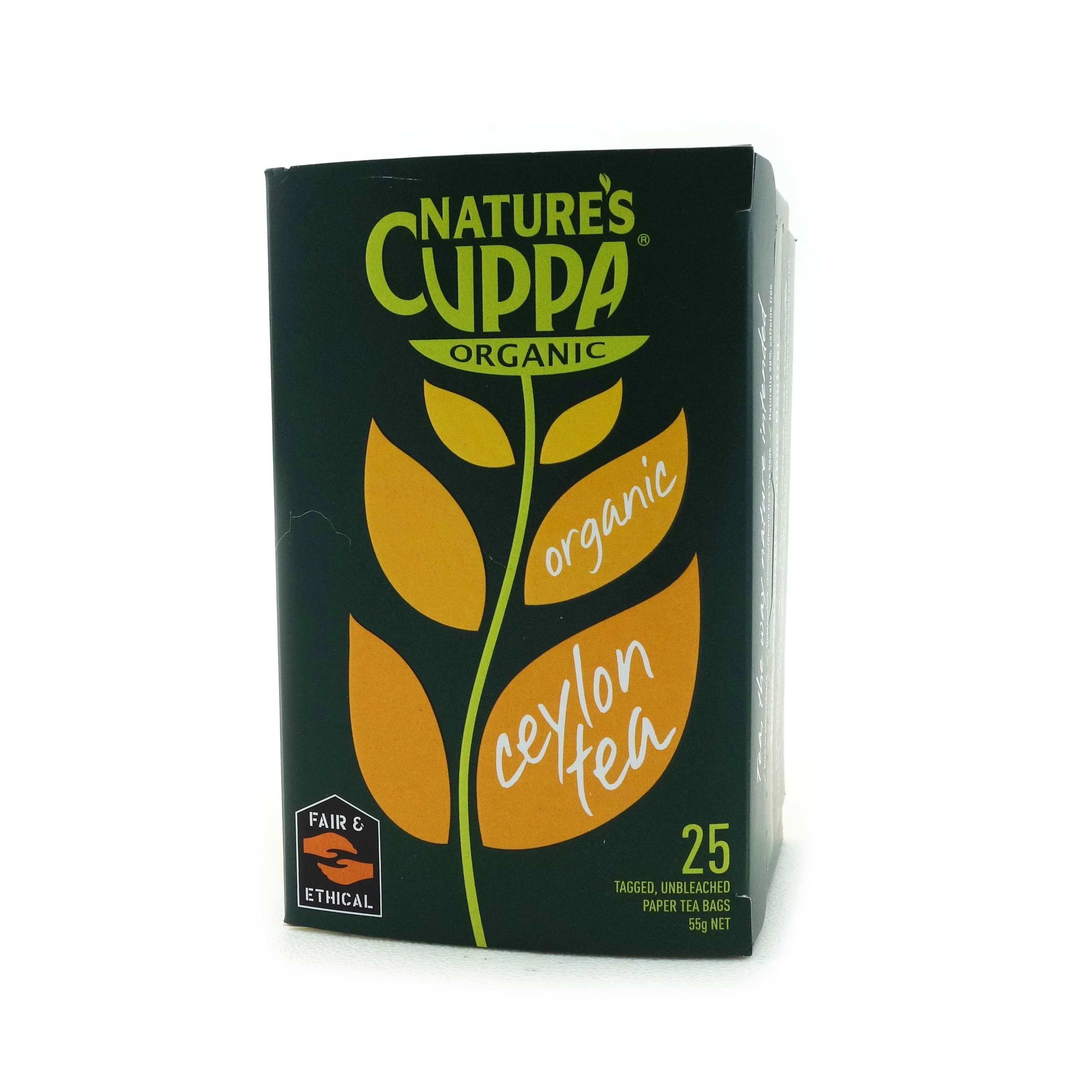 Nature's Cuppa有機錫蘭茶(25個茶包)55克*