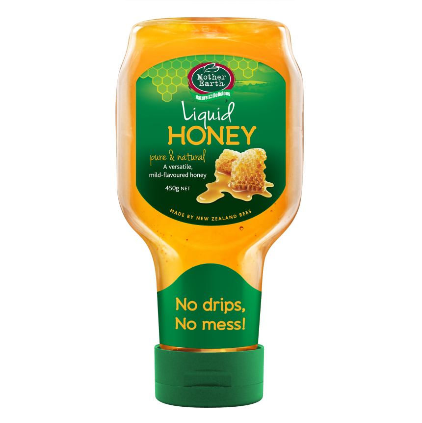 Mother Earth Liquid Honey 450g - NZ*
