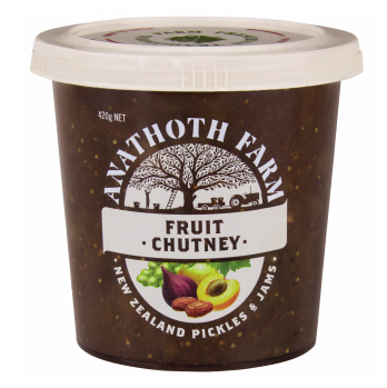 NZ Anathoth Farm Fruit Chutney 420g*