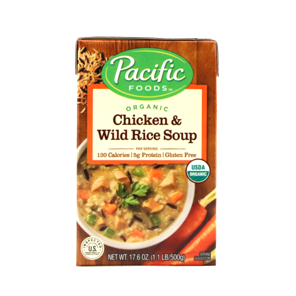 美國Pacific有機雞肉野米湯500克*