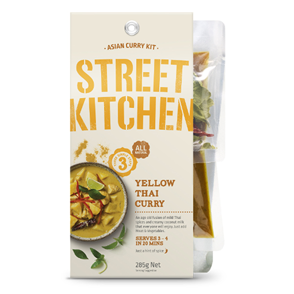 Street Kitchen Asia Yellow Thai Curry 285g - Aus*