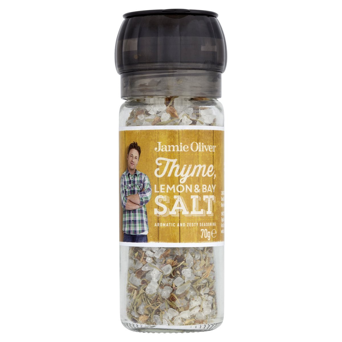 意大利Jamie Oliver百里香檸檬月桂鹽(Thyme, Lemon & Bay Salt)70克*