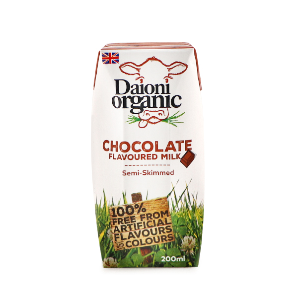 Daioni Organic UHT Chocolate Milk 200ml - UK*