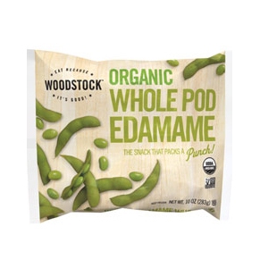 Frozen US Woodstock Organic Edamame Whole Pods 283g*
