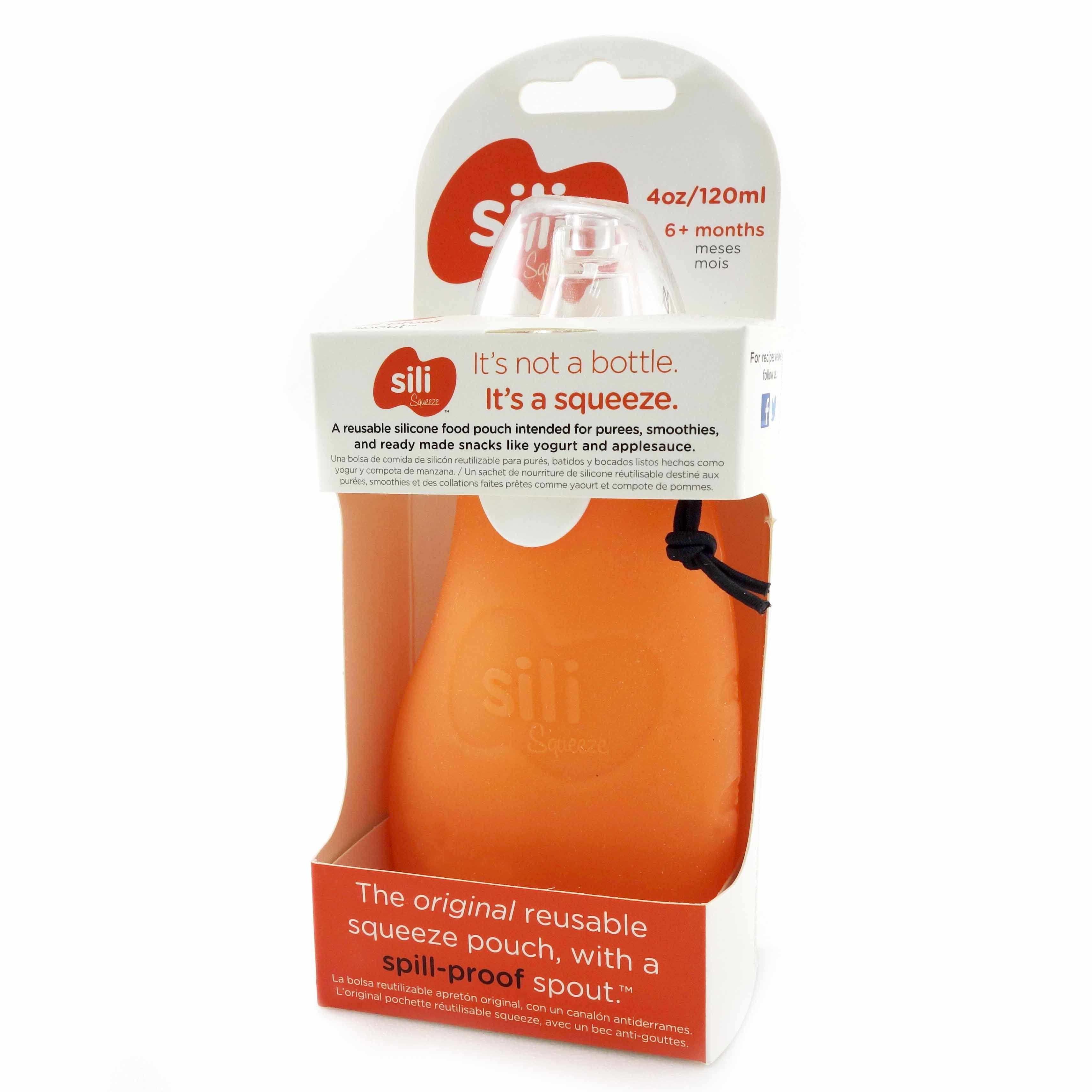 Sili Squeeze擠壓袋120毫升 - 橙色*