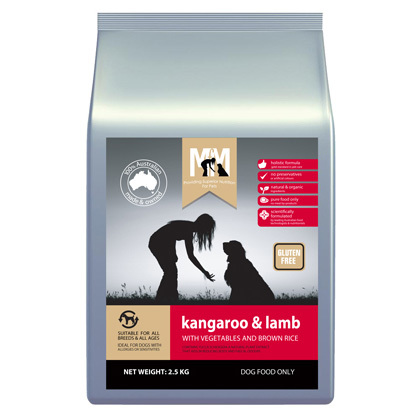 MFM Kangaroo & Lamb Dog Food 2.5kg*
