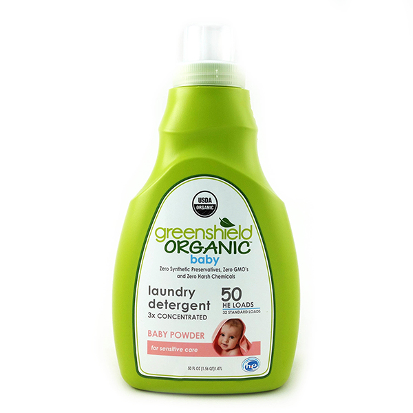 Greenshield Organic Laundry Detergent for Babies (Baby Powder) 1470ml - US*