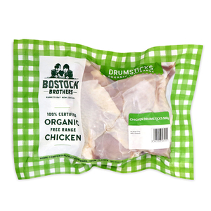Frozen NZ Bostock Brothers Organic Chicken Drumsticks 500g*